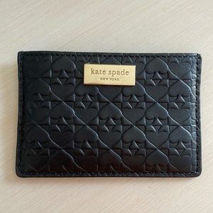 Kate Spade black cardholder